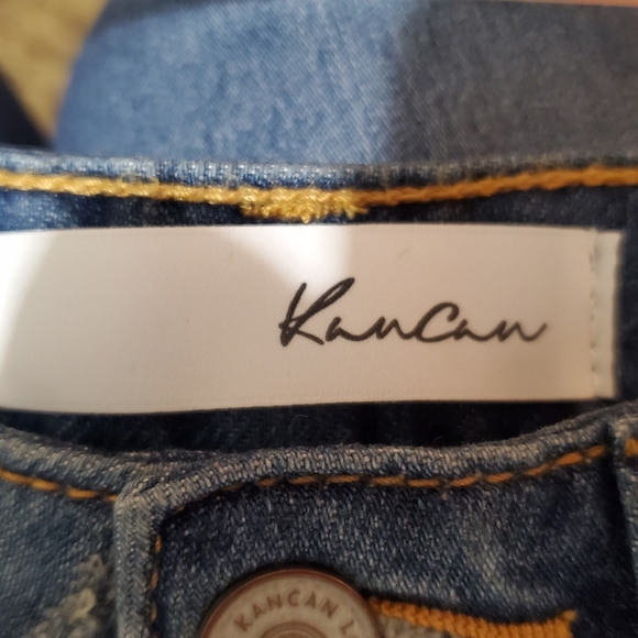 Kan Can Distressed Cut Off Frayed Hem Denim Jean Shorts. NWT. - Picture 6 of 13